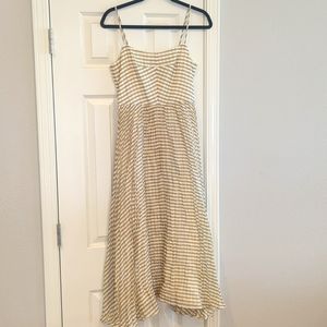 J Crew gingham midi dress size 6 EUC